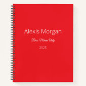 Boss Moves Dagelijkse Planner Notitieboek (Voorkant)