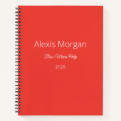 Boss Moves Dagelijkse Planner Notitieboek (Voorkant)