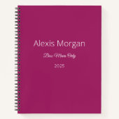 Boss Moves Dagelijkse Planner Notitieboek (Voorkant)