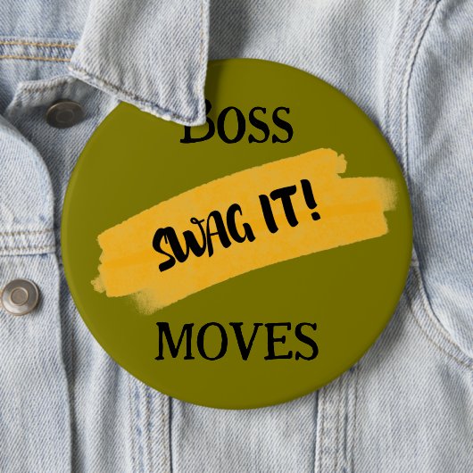 Boss Moves Ronde Button 6,0 Cm (In situ)