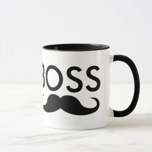 BOSS Mustache mok koffie (Rechts)