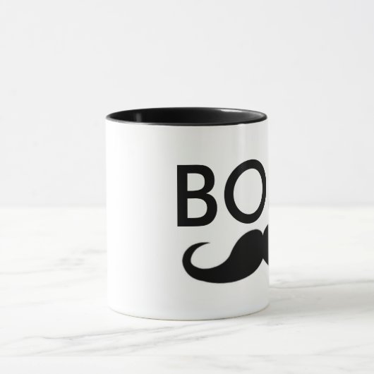 BOSS Mustache mok koffie (Midden)