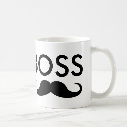 BOSS Mustache mok koffie (Rechts)