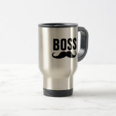 BOSS Mustache Travel Mugs & Coffee Mugs Reisbeker (Voorkant rechts)