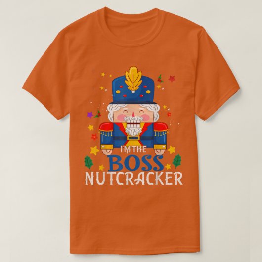 Boss Nutkraker Matching Family Group, kerstPa T-shirt (Design voorkant)