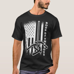 Boss of the Toss Hoefijzer Pitching American USA F T-shirt