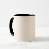 BOSS "OMDAT IK DE BOSS BEN" KOFFIE MUGS MOK (Voorkant links)