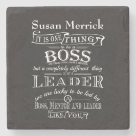 Boss onderzetter desk gift