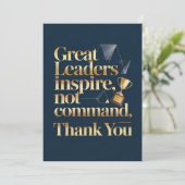 Boss or Mentor Thank You Card Bedankkaart (Staand voorkant)