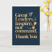 Boss or Mentor Thank You Card Kaart (Gele Bloem)