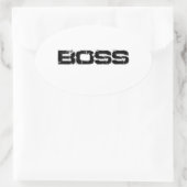 BOSS OVALE STICKER (Tas)