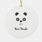 Boss Panda Ornament (Voorkant)