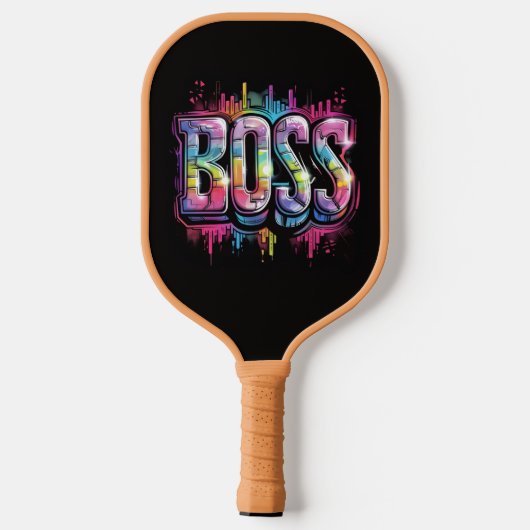 Boss pickleball  paddle (Achterkant)