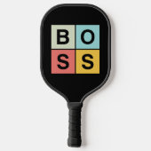 Boss Pickleball Paddle (Achterkant)
