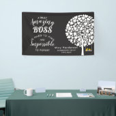 Boss Retirement party of banner verlaten (Beurs)