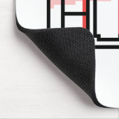 "BOSS" Retro font Muismat (Hoek)