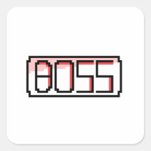"BOSS" Retro-lettertype