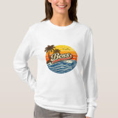 Boss Retro Sunset Design T-shirt (Voorkant)