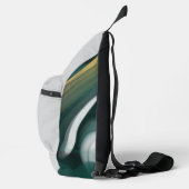 BOSS Sling Bag Trend Abstract Zwart Wit Groen (Rechts)