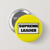 Boss Supreme Leader Collega management Ronde Button 5,7 Cm (Voorkant /achterkant)