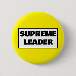 Boss Supreme Leader Collega management Ronde Button 5,7 Cm
