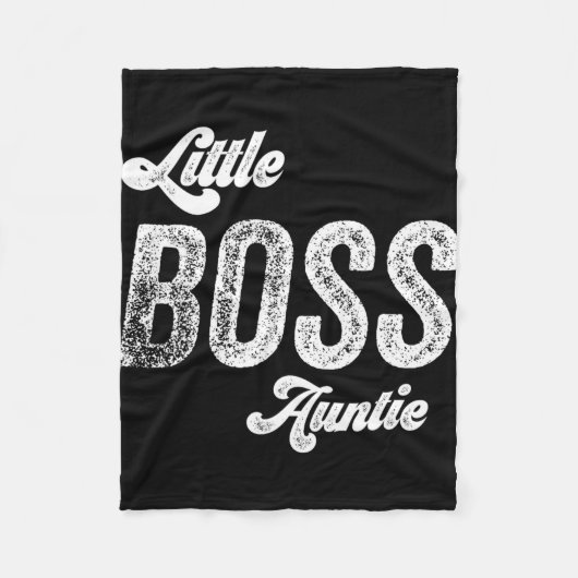 Boss tante Baby Moederdag Fleece Deken (Voorkant)