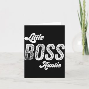 Boss tante Baby Moederdag Kaart