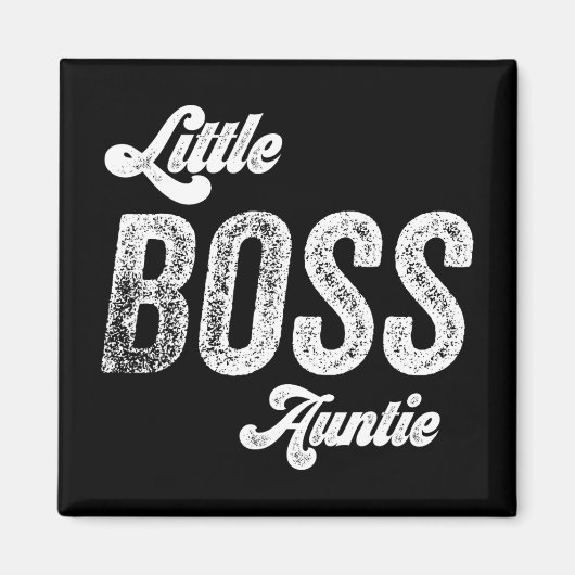 Boss tante Baby Moederdag Magneet (Voorkant)