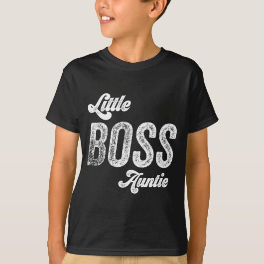 Boss tante Baby Moederdag T-shirt (Voorkant)