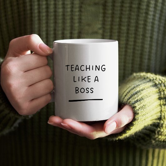 Boss Teacher - Grappig Schattige lesgeven als een Koffiemok