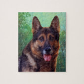 Boss the German Shepherd Legpuzzel (Verticaal)