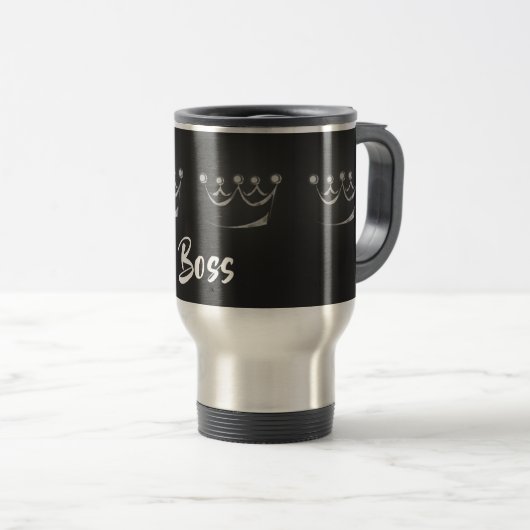 Boss Travel Mug Reisbeker (Voorkant rechts)