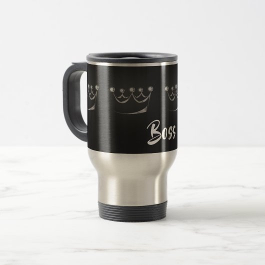 Boss Travel Mug Reisbeker (Voorkant links)