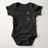 BOSS Trend Abstracte groene smaragd Romper (Voorkant)