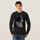 Boss Tuxedo Cat  for Mom Dad T-shirt (Voorkant volledig)