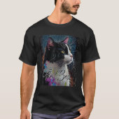 Boss Tuxedo Cat Lovers Grappig T-shirt voor Mama P (Voorkant)