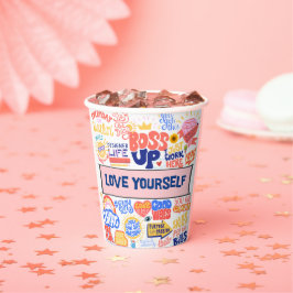 BOSS UP - LIET OP UW PAPIERCUPS PAPIEREN BEKERS