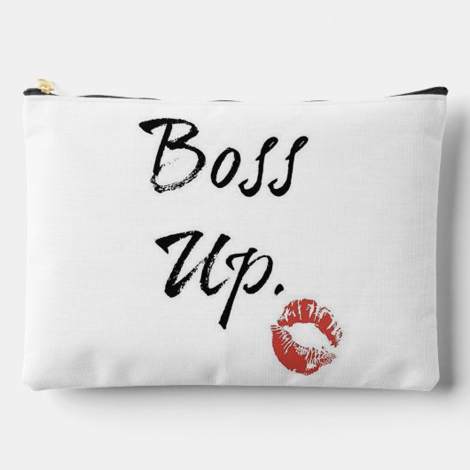 Boss Up met rode lippen Etui (Voorkant)