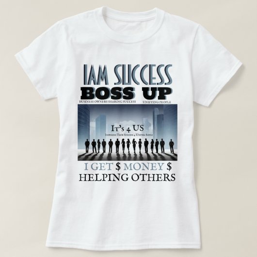 BOSS UP T-shirt (Design voorkant)