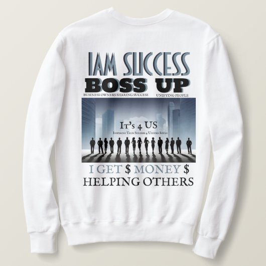 BOSS UP T-shirt (Design achterkant)