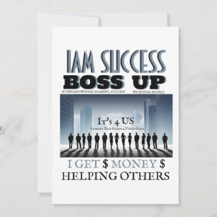 BOSS UP T-shirt Kaart