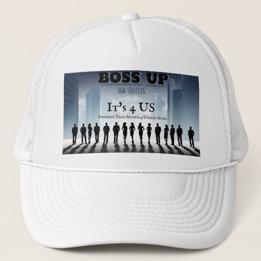 BOSS UP T-shirt Trucker Pet (Voorkant)