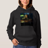 Boss vrouwen zwart hooded sweatshirt (Voorkant)