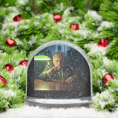 Boss w tekst sneeuw wereldbol sneeuwbol (Kerstmis)