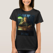 Boss w tekst vrouwen zwart T-shirt (Voorkant)