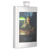 Boss w text stainless steel flask flacon (Rechts)