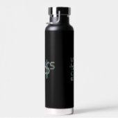 BOSS Waterfles Trend Abstracte Kunst Zwart Groen (Rechts)