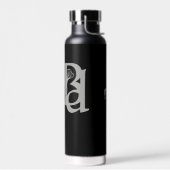 BOSS Waterfles Trend Abstracte Kunst Zwart Groen (Links)