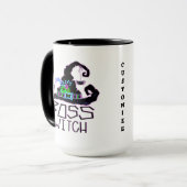 Boss Witch Funny Pet Halloween Mok (Voorkant links)