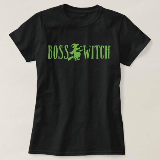 Boss Witch T-shirt (Design voorkant)